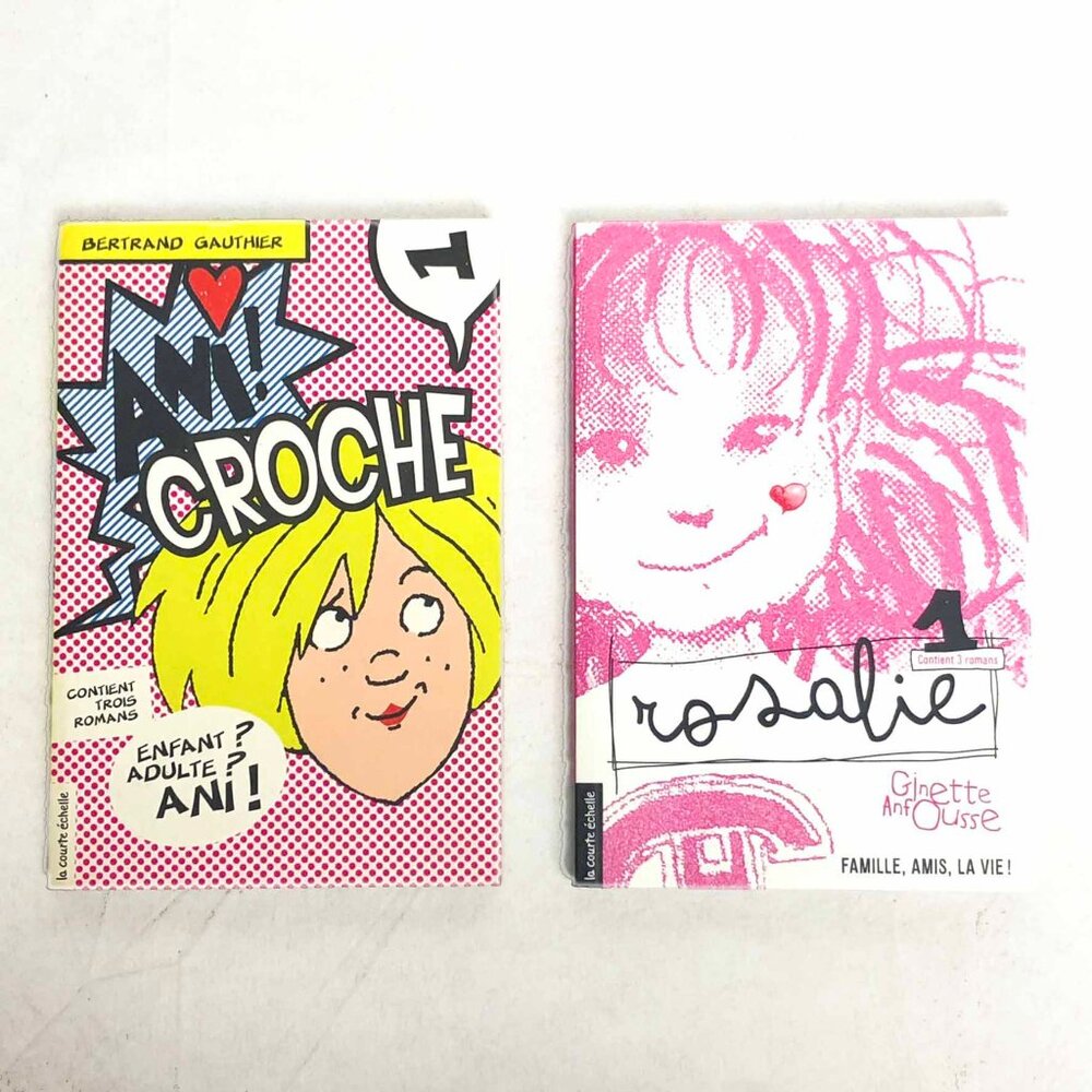 Roman Jeunesse Livres pour enfants 80s 90s Quebec Ani Croche Rosalie 9 ans